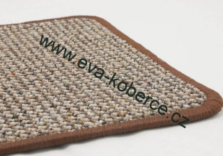 Bytový smyčkový koberec Titan 1418 hnědý